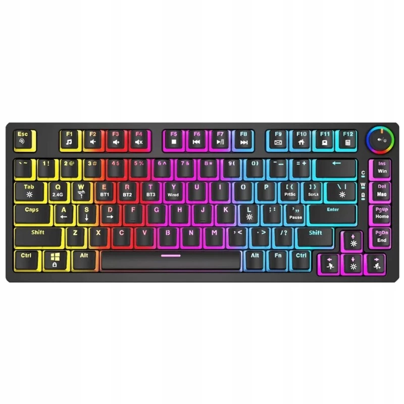 Tastiera gaming Savio SAVGK-PHENIX RED PUDDING meccanica RGB wireless