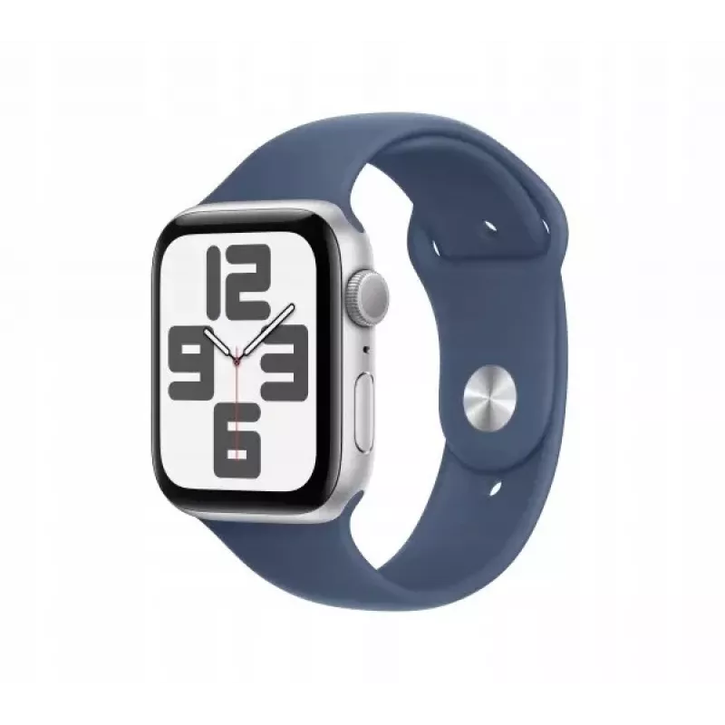Apple Watch SE GPS 40mm cassa in alluminio argento con cinturino Sport Denim