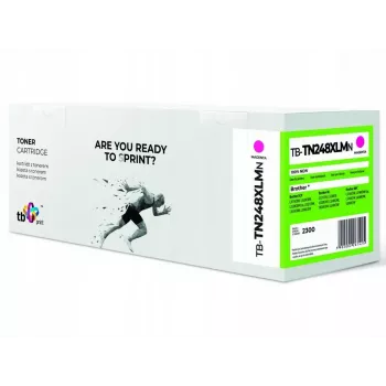 Toner per Brother TN248XLM TB-TN248XLMN 100% nuovo magenta