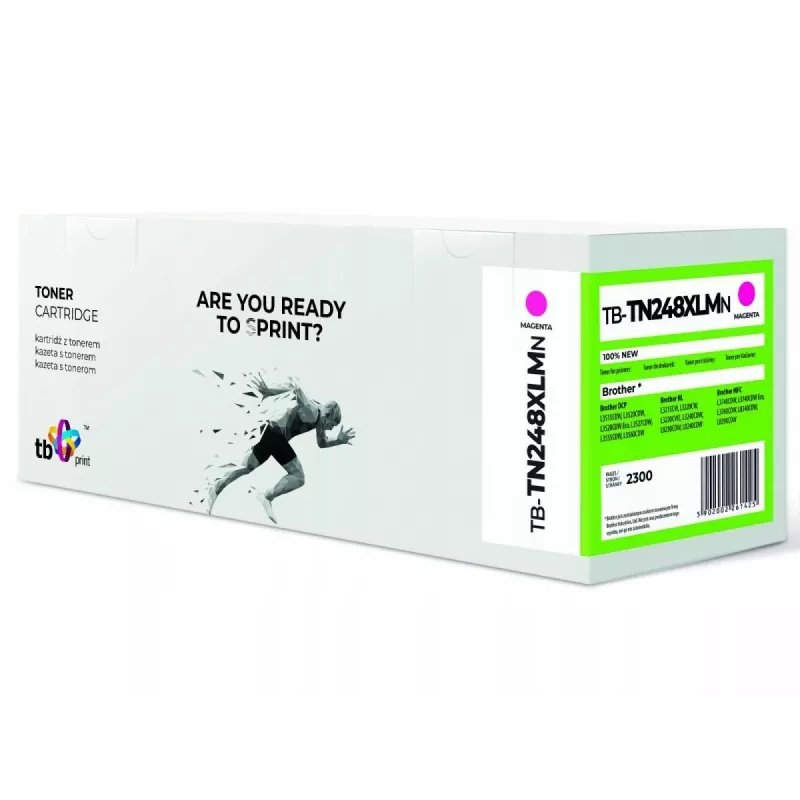Toner per Brother TN248XLM TB-TN248XLMN 100% nuovo magenta