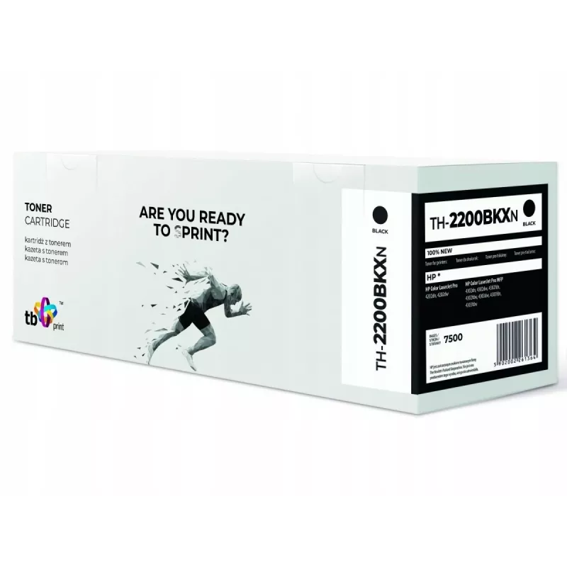 Toner per HP Color LaserJet Pro 4202 W2200X TH-2200BKXN 100% nuovo nero