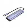 UNITEK uHUB Q4 hub USB Type-C 5000 Mbit/s grigio
