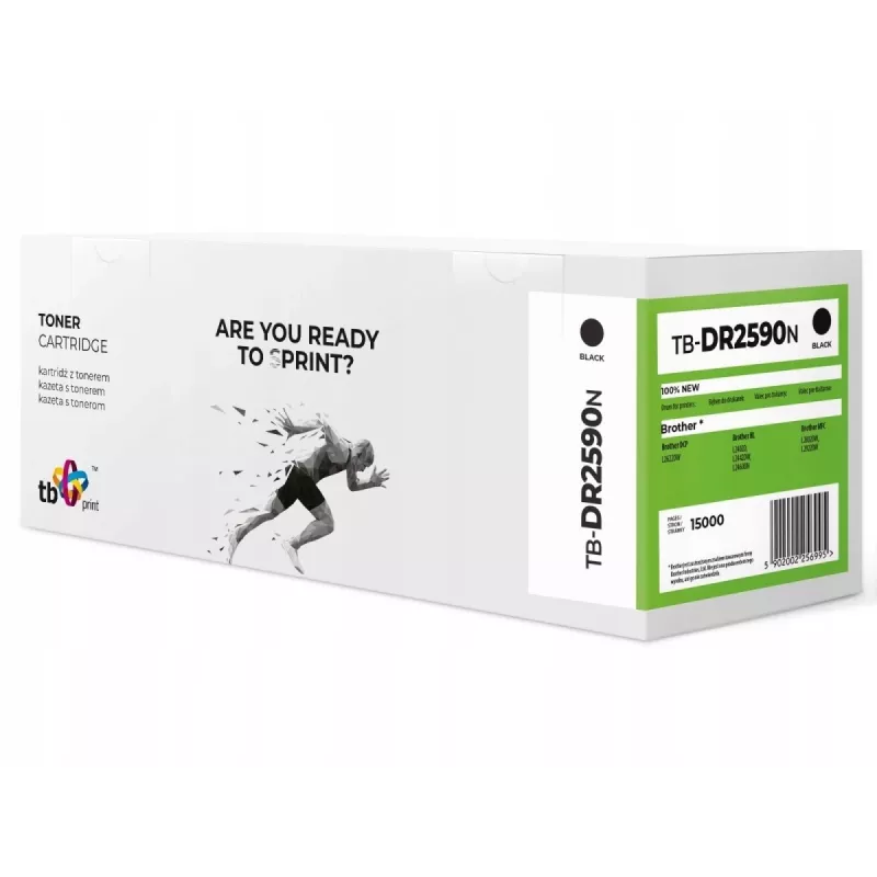 TB Print TB-DR2590N tamburo per Brother DR2590, nero
