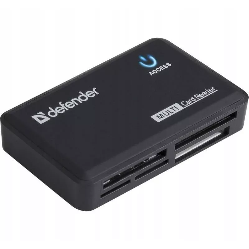 Lettore di schede Defender OPTIMUS USB 2.0 universale nero