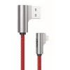 Cavo USB a Lightning Aukey CB-AL01 rosso – intreccio in nylon, connettore Lightning per dispositivi Apple