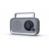Radio FM/AM portatile Eltra HANIA grigio, design compatto, a batteria