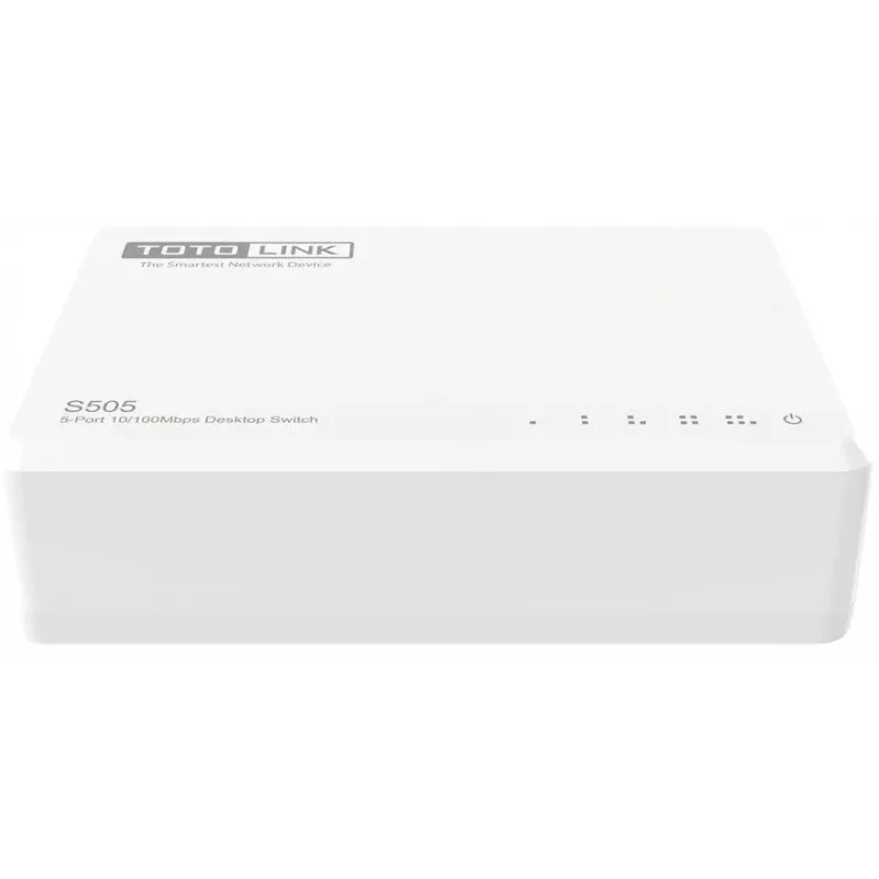 Switch unmanaged TOTOLINK S505-V5 5 porte Fast Ethernet 10/100 bianco