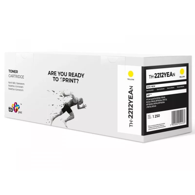 Toner per HP Color LJ Pro M255 W2212A TH-2212YEAN 100% nuovo YE