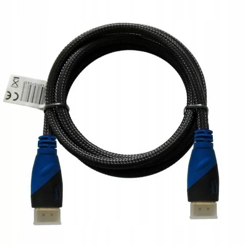 Cavo HDMI SAVIO CL-02 1,5 m — HDMI 1.4, 4096×2160, ARC, Ethernet, contatti dorati