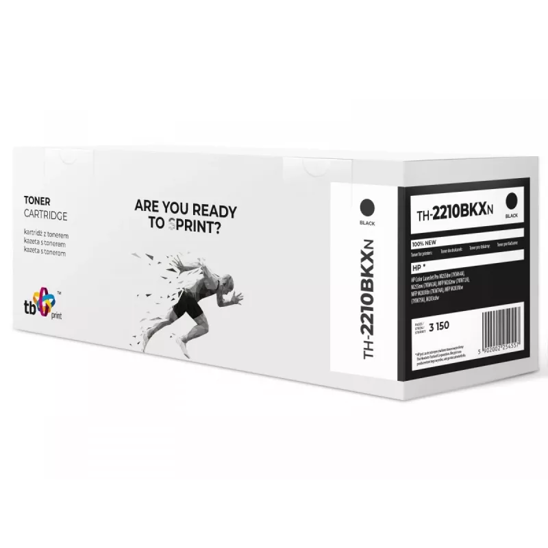 Toner per HP Color LJ Pro M255 W2210X TH-2210BKXN 100% nuovo BK