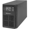 UPS Qoltec gruppo di continuità | 1kVA | 1000W | fattore di potenza 1,0 | LCD | EPO | USB | Online