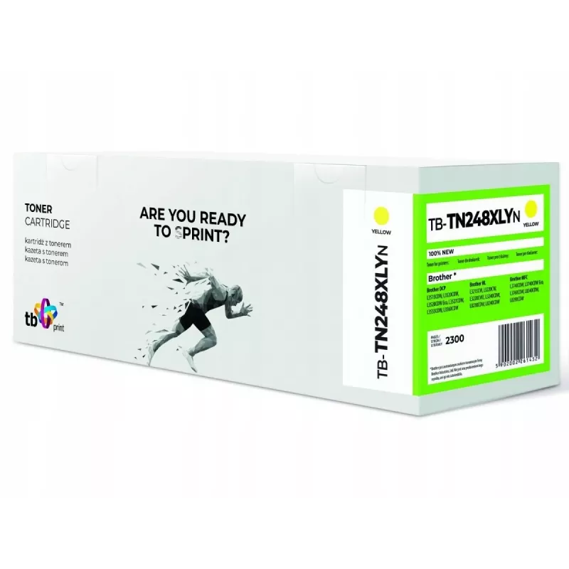 TB TB-TN248XLYN cartuccia toner per Brother TN248XLY, giallo