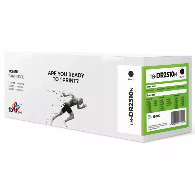 Tamburo per Brother DR2510 TB-DR2510N BK 100% nuovo