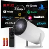 Proiettore WiFi telecomando Android TV 130 inch 4K Full HD HY300 Pro LED