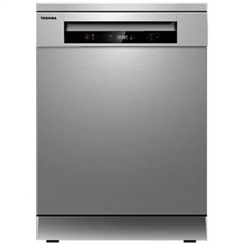 Toshiba DW-14F5EE(S)-PL lavastoviglie a libera installazione, 60 cm, 14 coperti, argento