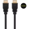 Goobay 60627 Cavo HDMI High Speed con Ethernet, 4K/60Hz, nero | HDMI | 15 m
