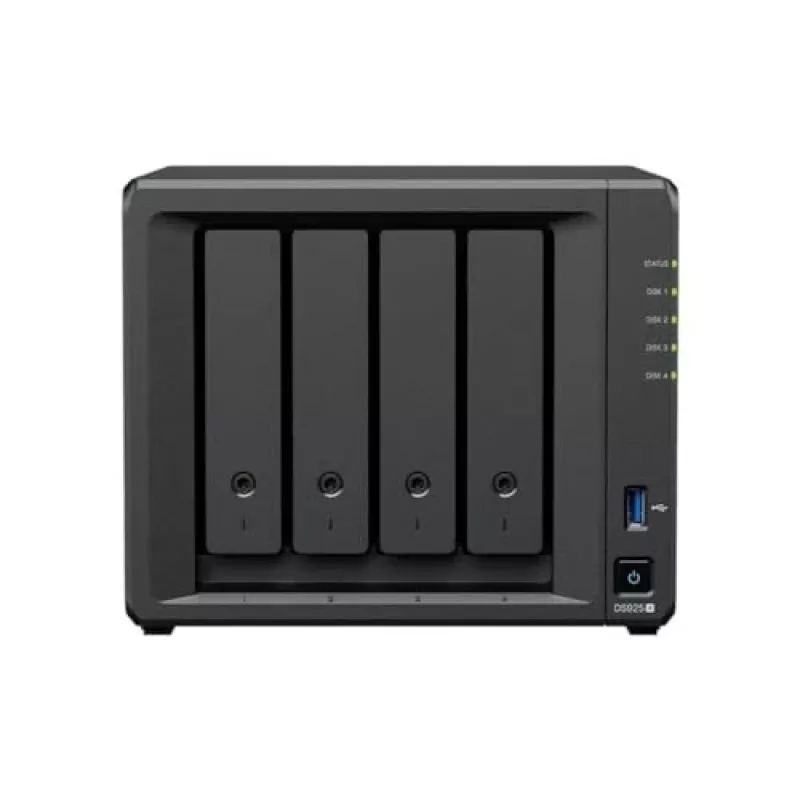 Synology DiskStation DS925+ NAS/server di storage Ryzen Embedded V1500B 4 GB DDR4 0 TB nero