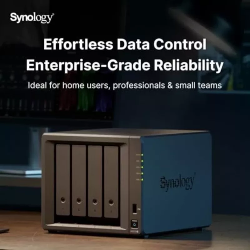Synology DiskStation DS925+ NAS/server di storage Ryzen Embedded V1500B 4 GB DDR4 0 TB nero