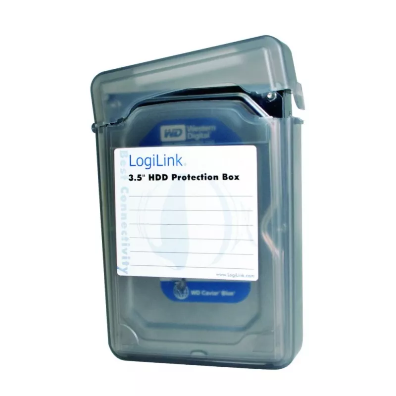LogiLink Custodia di protezione per hard disk capacità 1 hard disk (3.5inch)