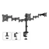 Supporto da tavolo per monitor MACLEAN MC-691 per 3 monitor – regolabile in altezza e inclinabile