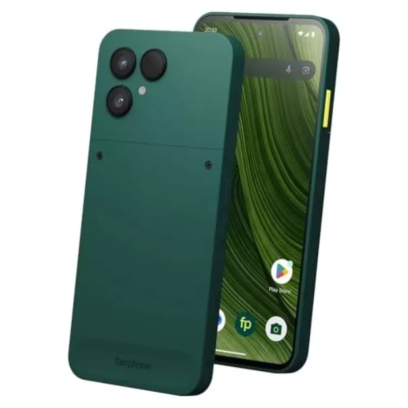 Fairphone The (Gen 6) 16 cm (6,31 inch) Dual SIM Android 15 5G USB Type-C 8 GB 256 GB 4415 mAh verde
