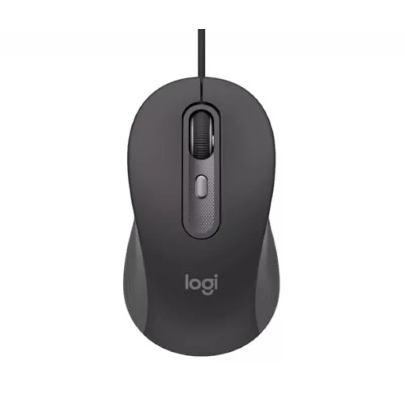 Logitech Signature Wired M520 for Business Mouse ottico con filo USB-C Plug-and-Play Windows/Mac/Chrome/PC/laptop - Graphite