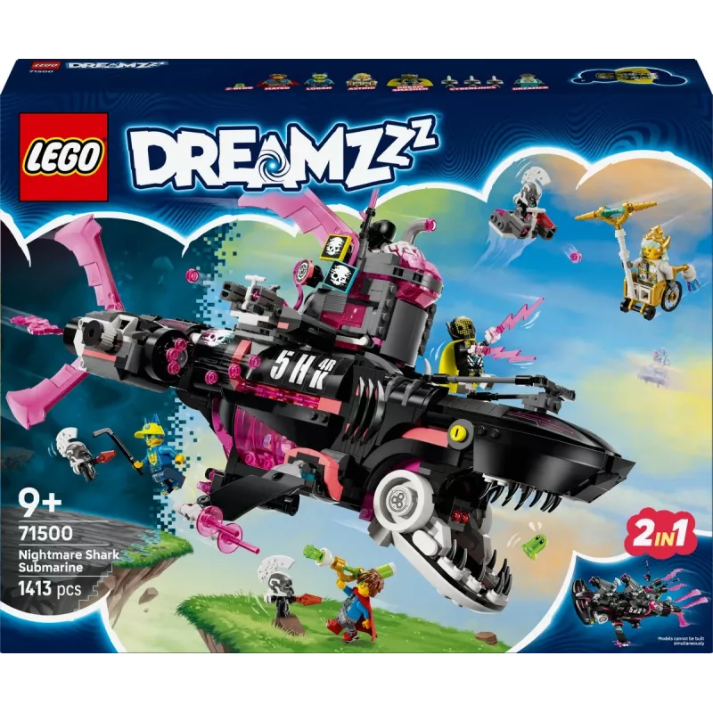 LEGO® DREAMZzz™ Sottomarino Squalo da Incubo Giocattolo 71500
