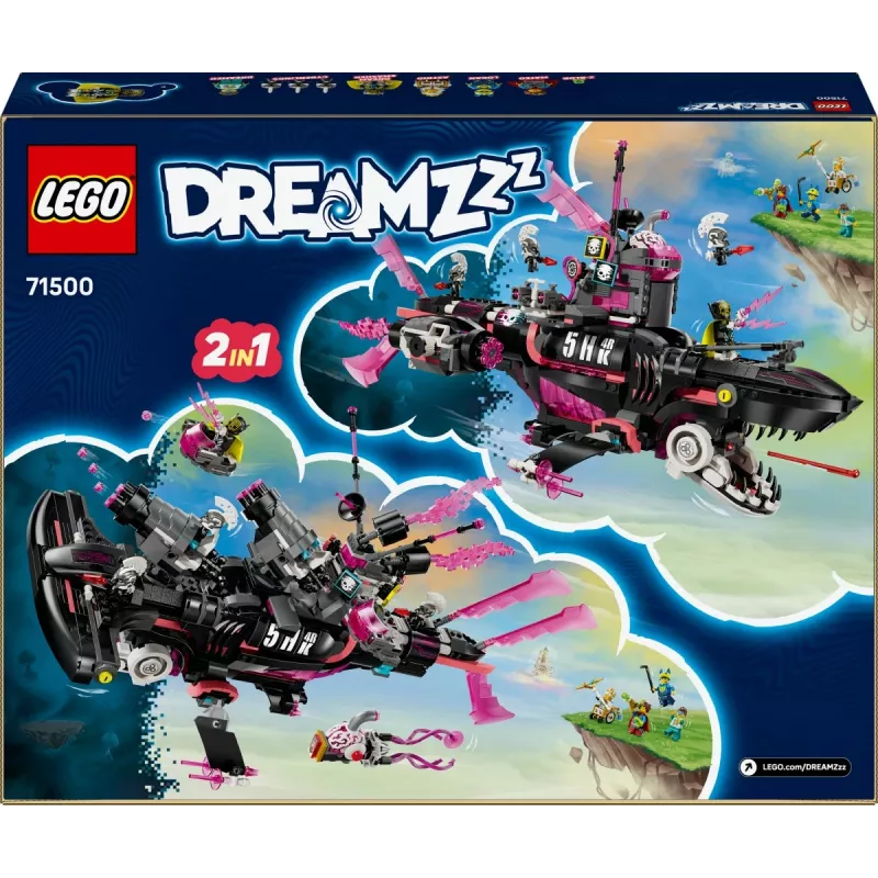 LEGO® DREAMZzz™ Sottomarino Squalo da Incubo Giocattolo 71500
