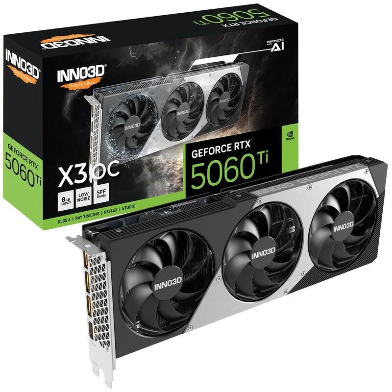 Scheda grafica INNO3D GeForce RTX 5060 Ti X3 OC 8GB GDDR7