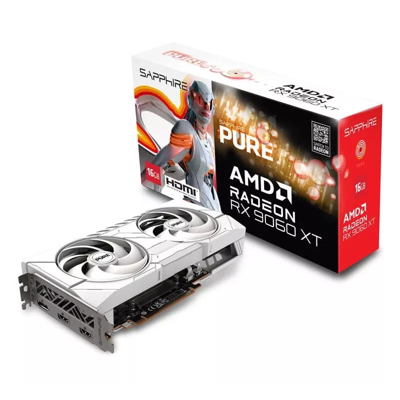 Scheda grafica SAPPHIRE PURE Radeon RX 9060 XT Gaming OC 16GB
