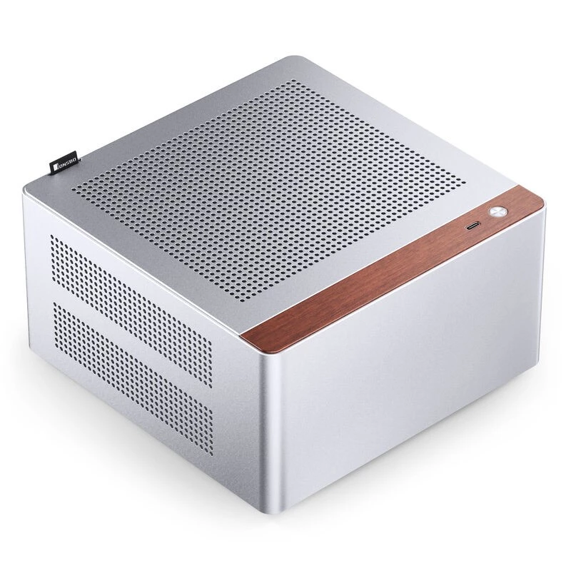 Case per PC Jonsbo NV10 Mini ITX - argento