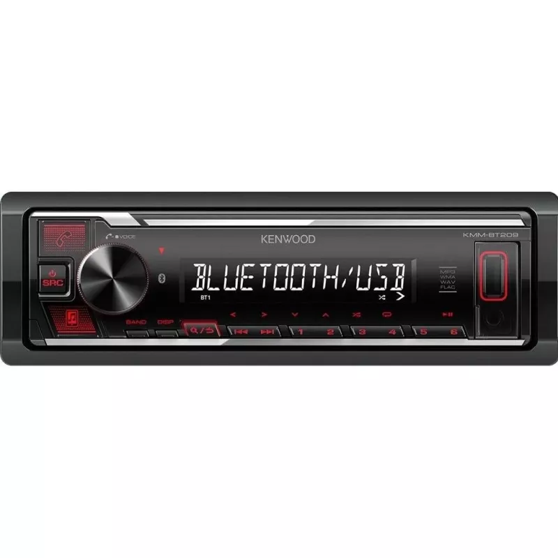 Car Media Receiver Kenwood KMM-BT209 Bluetooth 200 W nero