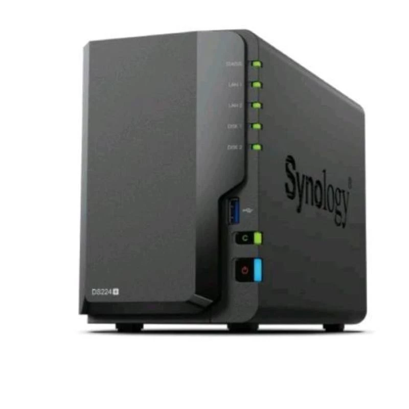 Synology DS225+ 2 Bay NAS Desktop Intel® Celeron® J4125 2 GB DDR4 Synology DSM nero – solo Synology HDD