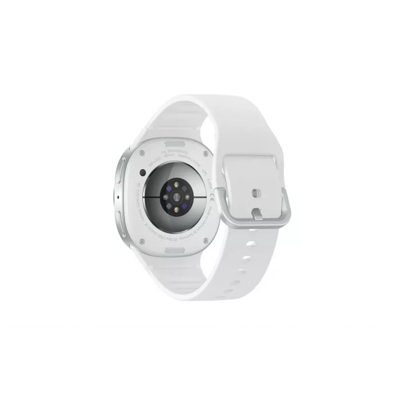 Samsung Galaxy Watch 8 3,3 cm (1,3 inch) AMOLED 40 mm digitale 438 x 438 pixel touchscreen argento Wi-Fi GPS (satellitare)