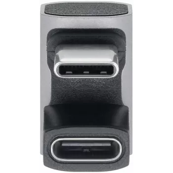 Adattatore USB-C Goobay 180° a U USB4 - connettore maschio su connettore femmina (74445)