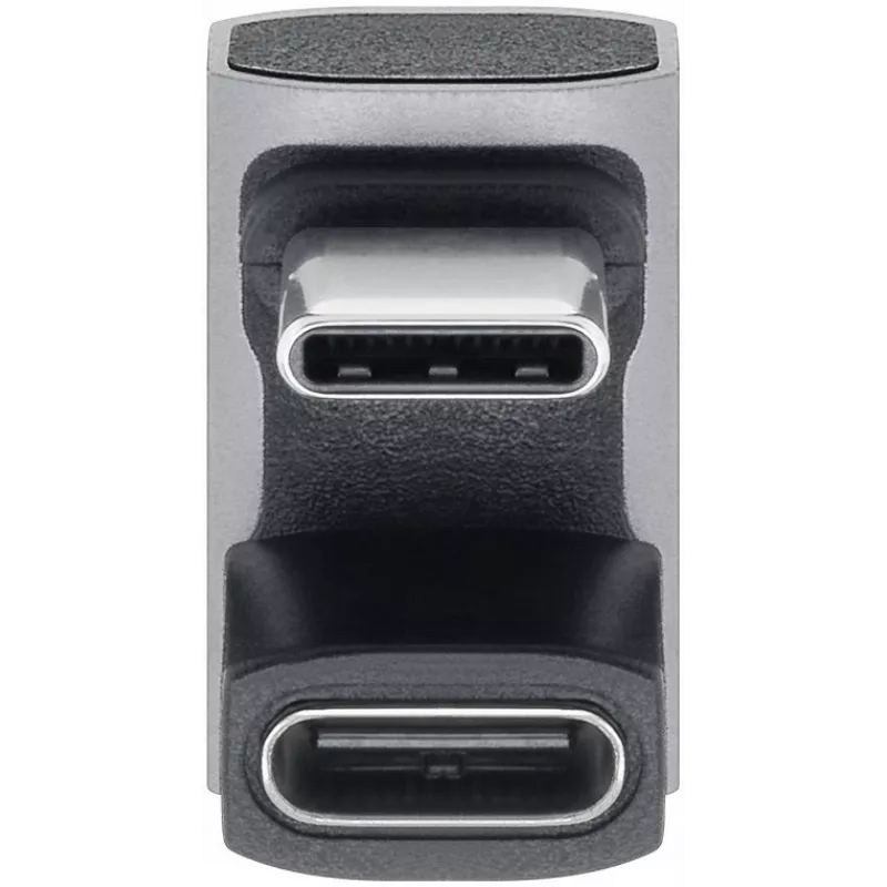 Adattatore USB-C Goobay 180° a U USB4 - connettore maschio su connettore femmina (74445)