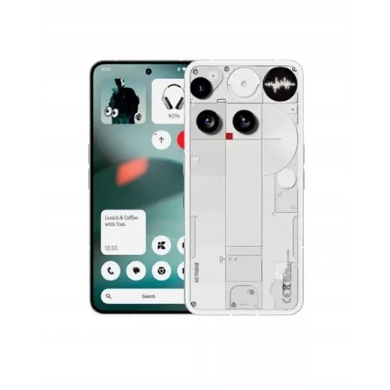 Nothing Phone (3) bianco - smartphone 5G - Dual-SIM - RAM 12 GB / memoria interna 256 GB - display OLED - 6,67 inch (A10000023)