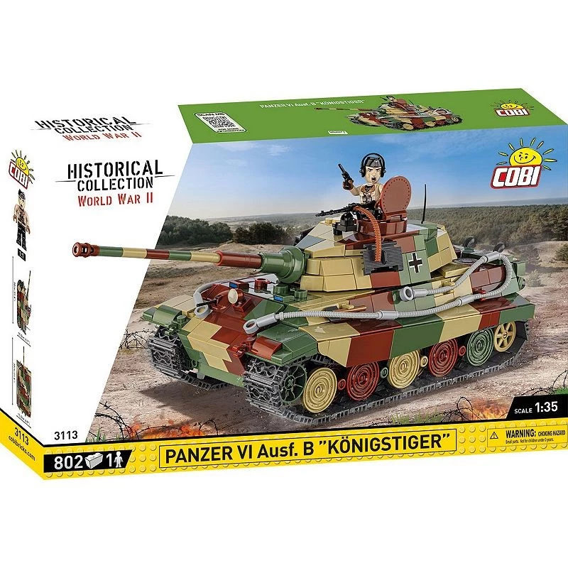 Set di costruzioni COBI Panzer VI Ausf. B Königstiger 802 pezzi