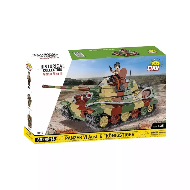 Set di costruzioni COBI Panzer VI Ausf. B Königstiger 802 pezzi