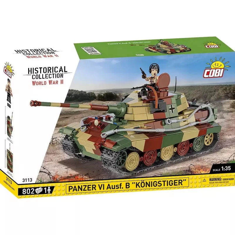 Set di costruzioni COBI Panzer VI Ausf. B Königstiger 802 pezzi