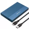 Case esterno per SSD/HDD 2,5 pollici QOLTEC 52276 USB 3.0 SATA fino a 2 TB