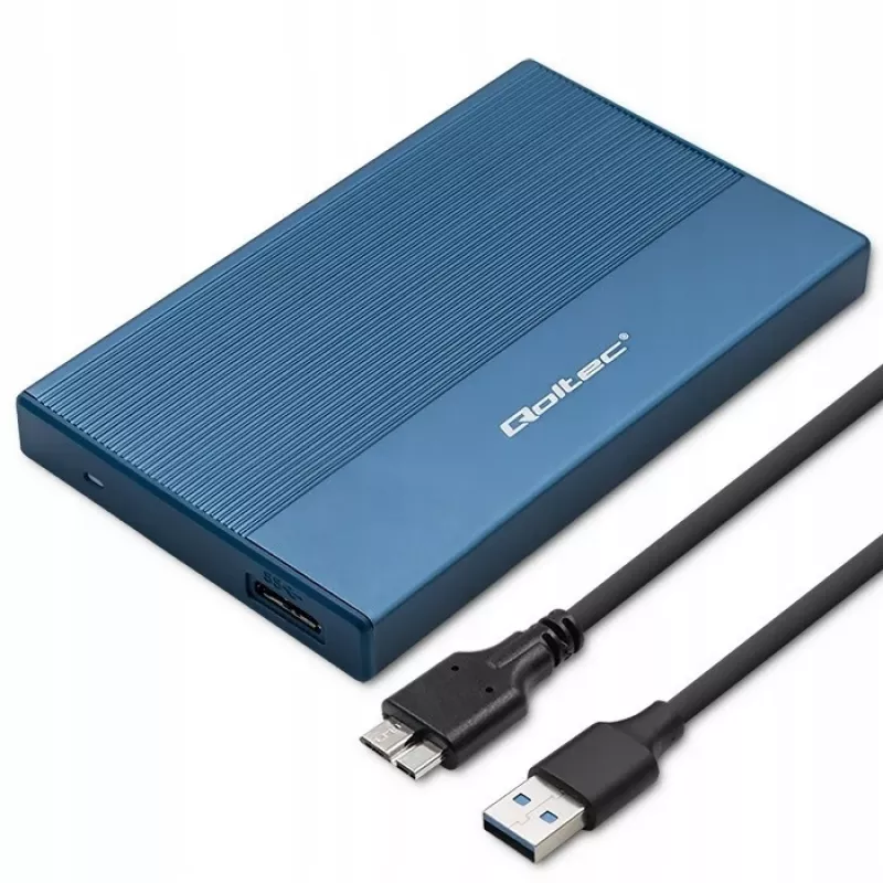 Case esterno per SSD/HDD 2,5 pollici QOLTEC 52276 USB 3.0 SATA fino a 2 TB