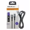 Cavo Qoltec USB 2.0 Type-C a USB 2.0 Type-C 100W QC 3.0 PD 1m nero