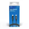 Savio CL-174 cavo USB-C - USB-C, 100 W, Power Delivery/Quick Charge, display digitale, 1 m, verde