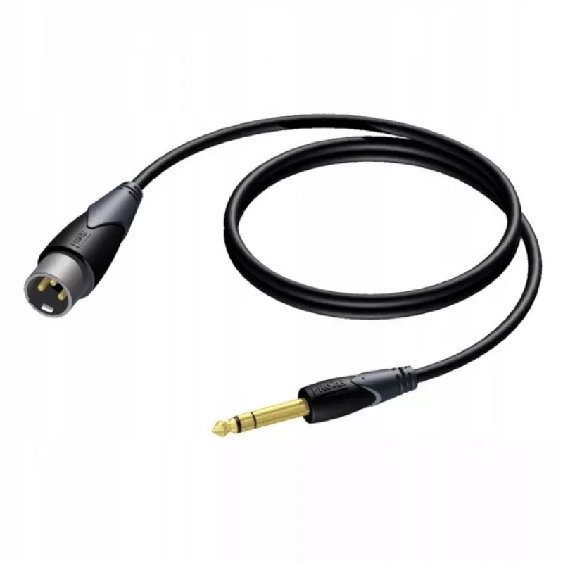Cavo stereo Procab XLR maschio su jack 6,3 mm (1/4