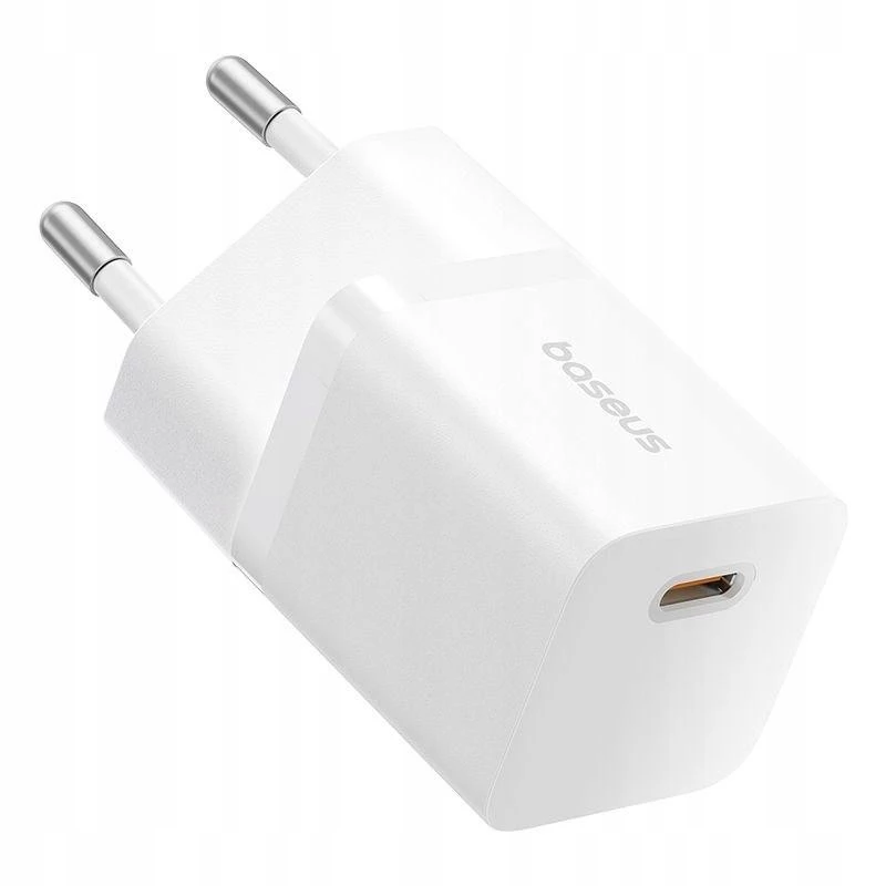 Baseus P10110909213-00 Caricabatterie da rete USB-C GaN5 mini 25W bianco