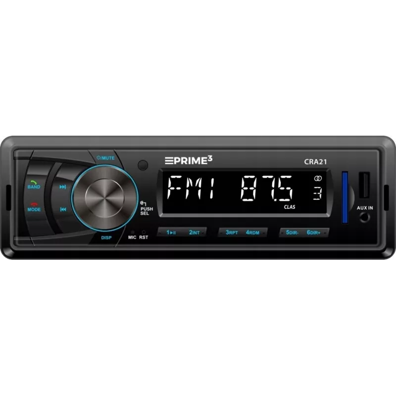 Ricevitore radio FM per auto PRIME3 CRA21 BT Bluetooth con sintonizzatore FM e connettività Bluetooth