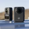 Action camera DJI Osmo 360 Standard Combo — 8K Ultra HD, 120 MP CMOS, 240 fps, stabilizzazione elettronica, display 2 inch, MicroSD, 183 g, nero