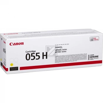 Cartuccia toner Canon CRG-055HY 5,9K pagine giallo