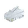 Connettore Gembird LC-8P8C-002/100 RJ-45 trasparente